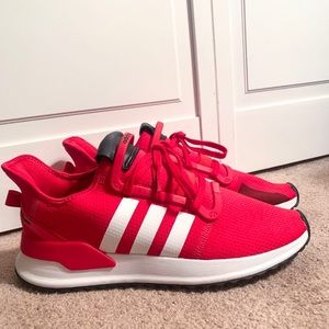 Men’s Red Adidas sneakers